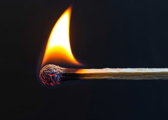 Burning Matchstick