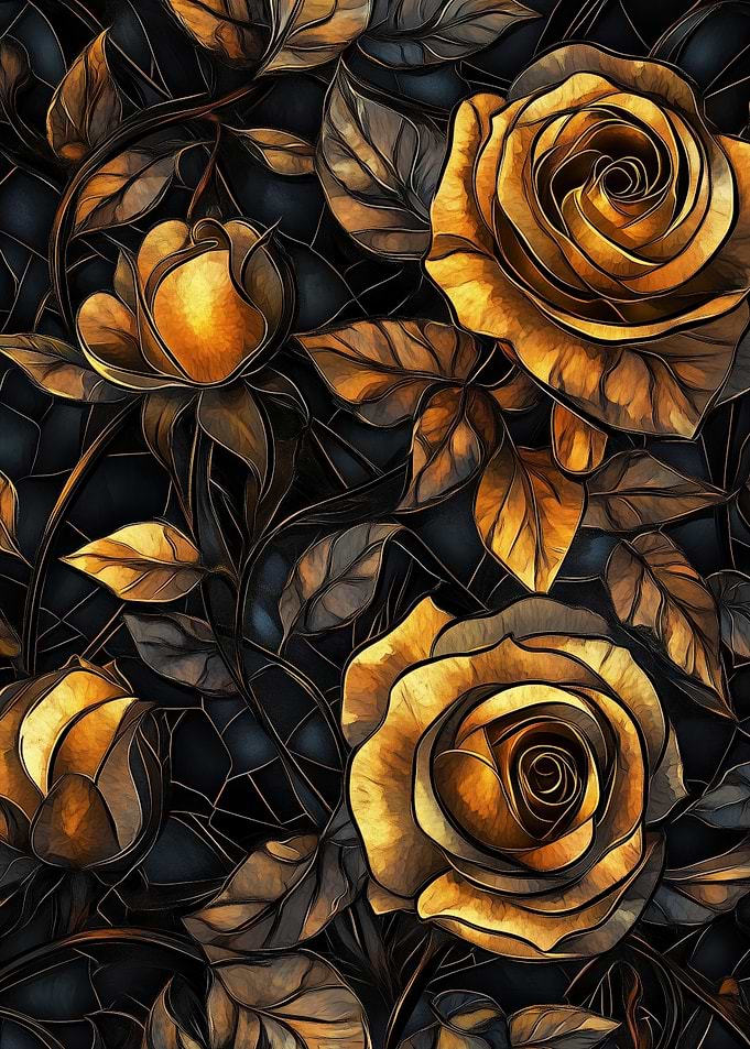 Golden Rose Bouquet