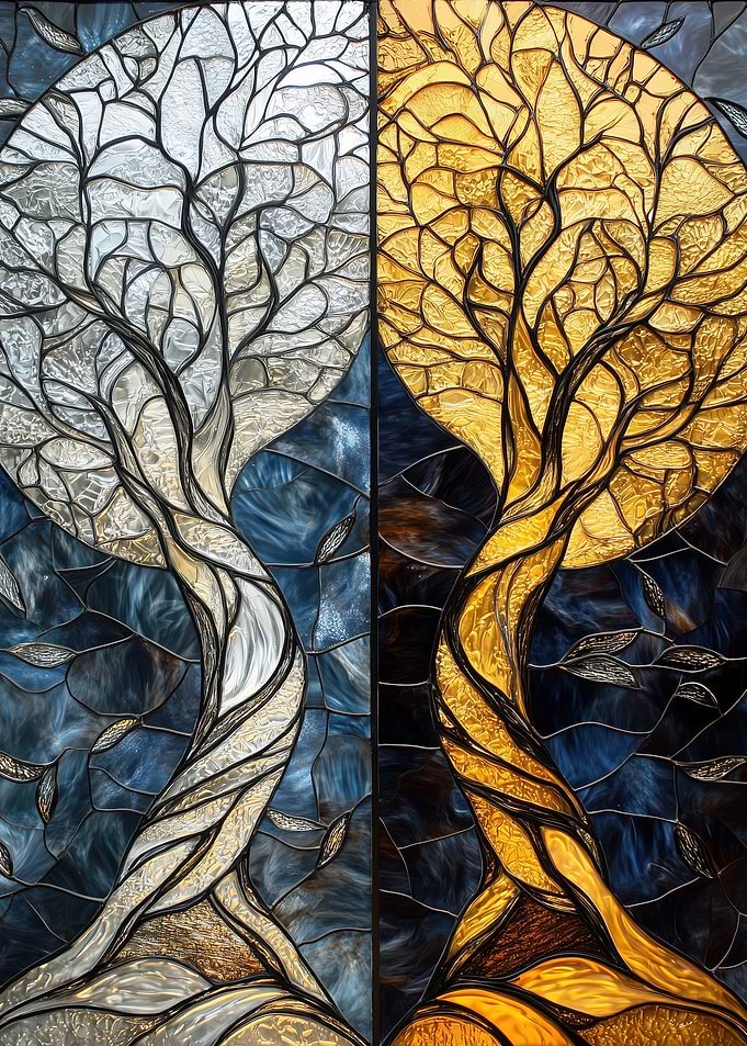 Twilight Symphony: Duality of Light and Shadow