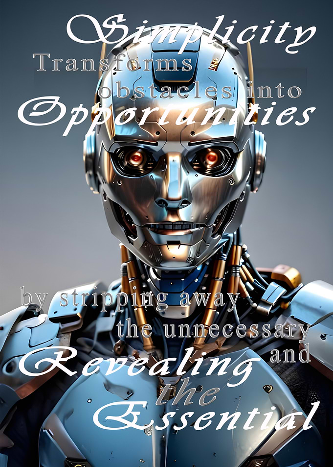 Robot Simplicity Poster
