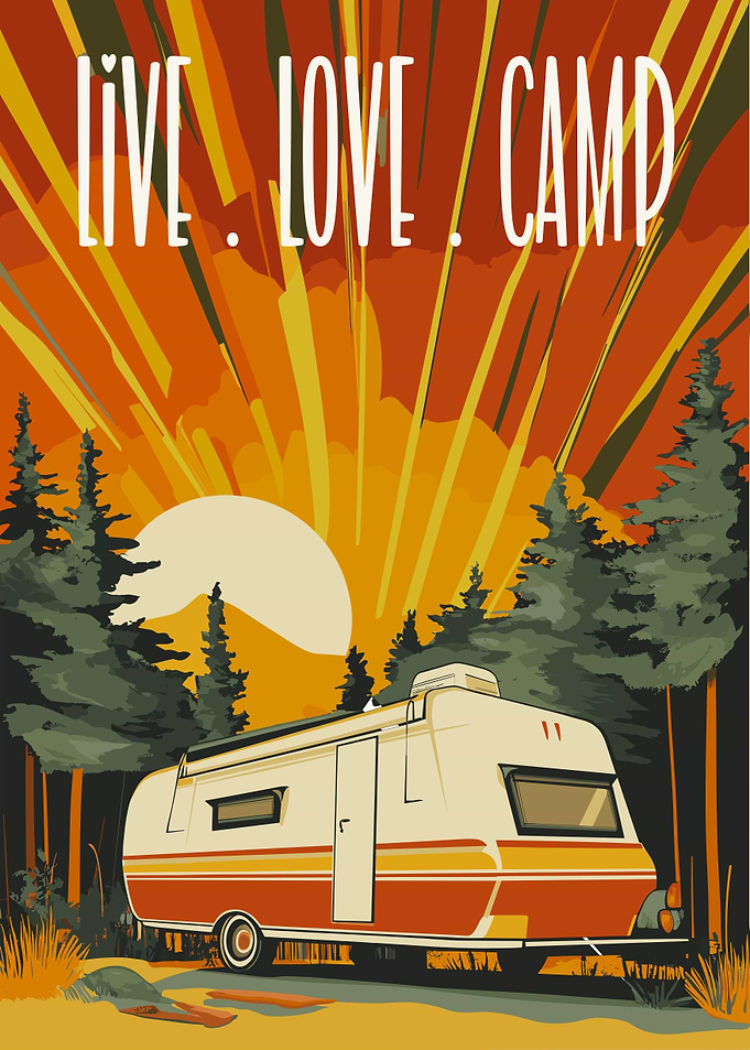 Live Love Camp Retro RV