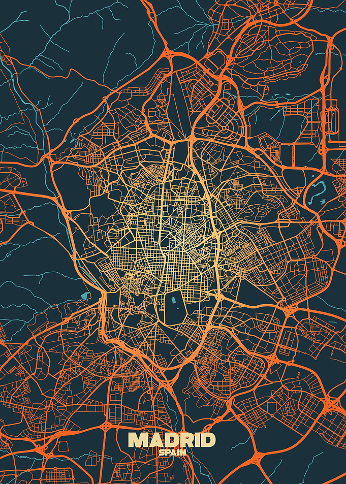 Madrid City Map