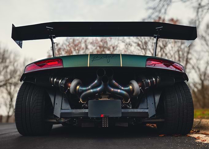 Audi R8 V10 Twin Turbo Rear View