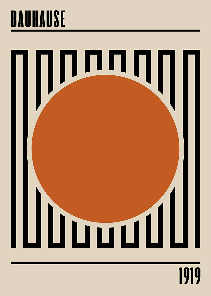Bauhaus Minimalist Art