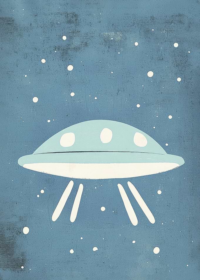 UFO in Space