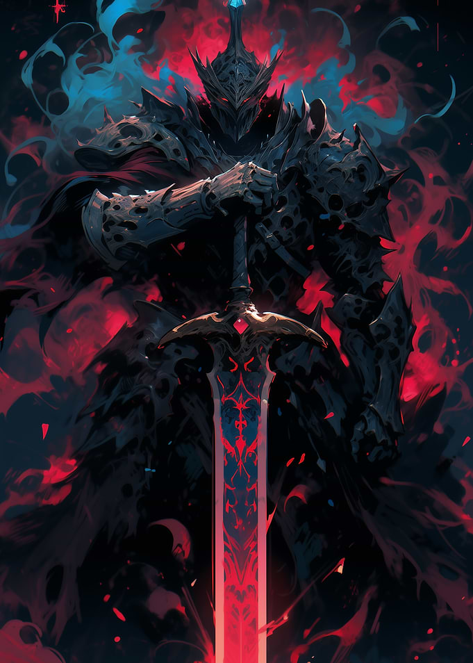 Dark Knight with Sword