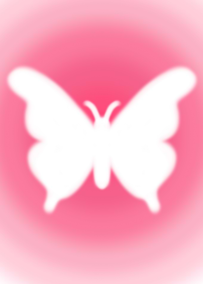 White Butterfly Silhouette