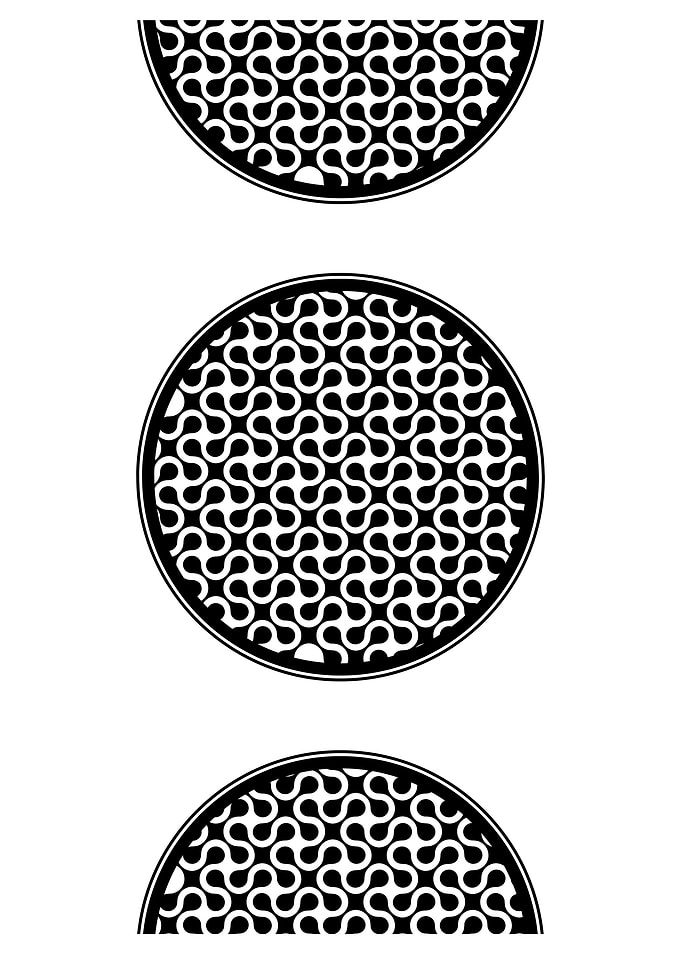 Black and White Geometric Art