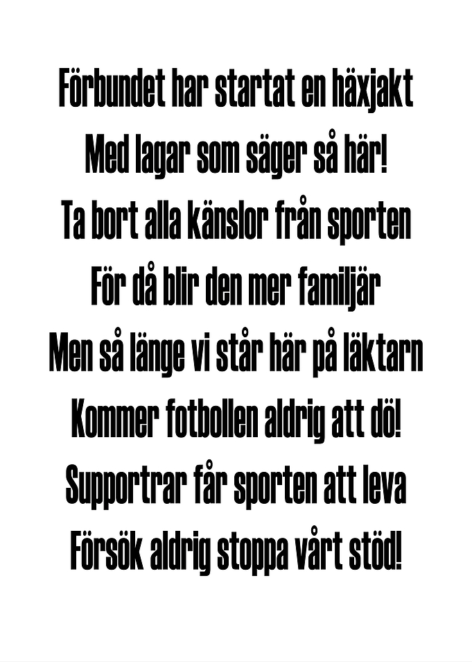 Football Anthem Sweden