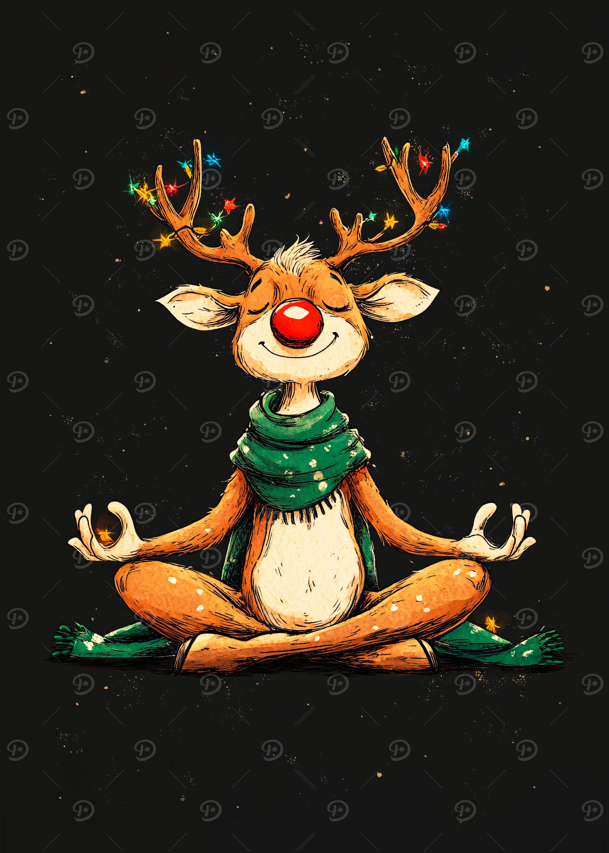 Reindeer Christmas Harmony