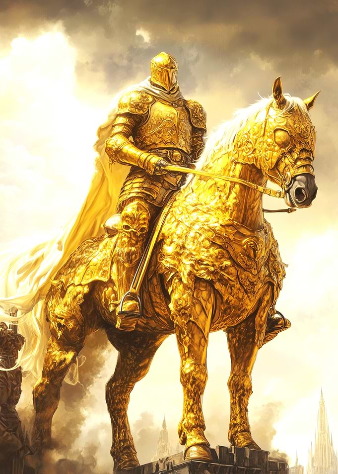 Golden Paladin in The Battle