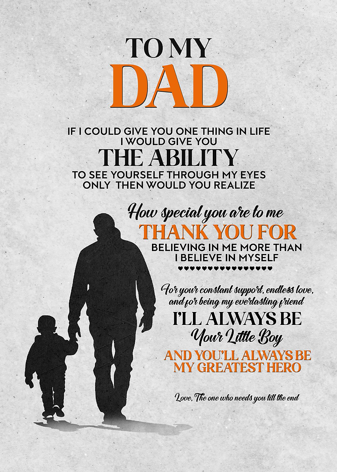 To My Dad - Father's Day Card