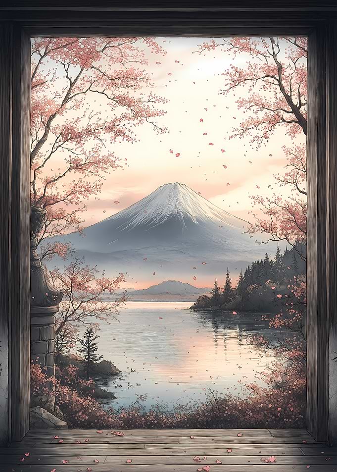Mount Fuji View Japanese Landscape
