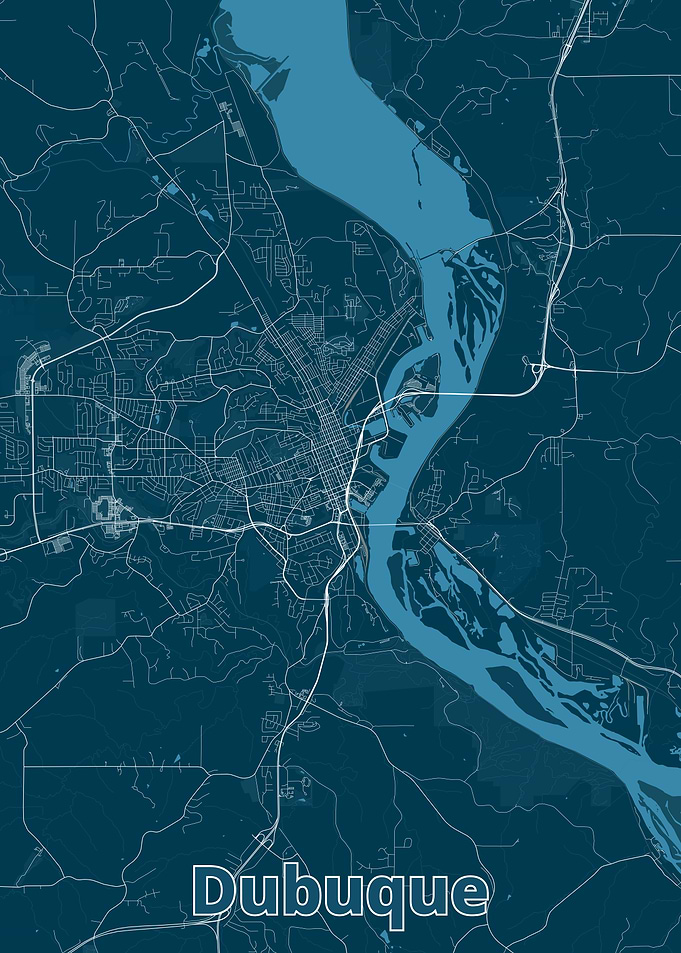 Dubuque City Map