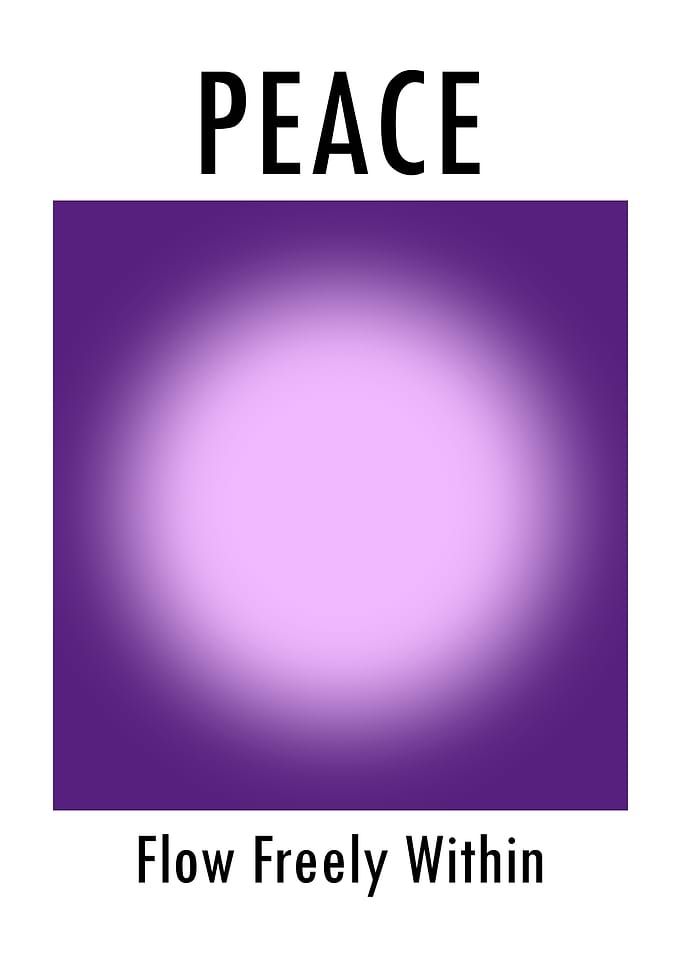 Peace Aura Poster