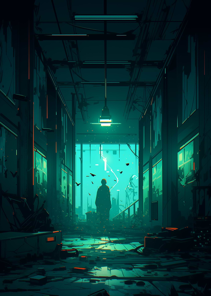 Neon City Corridor