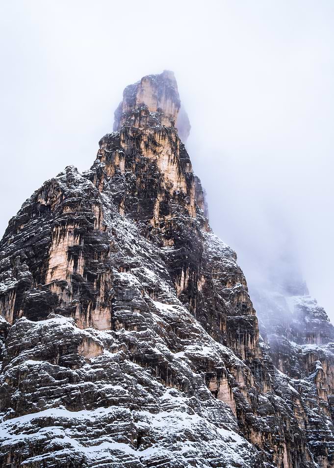 Snowy Mountain Peak