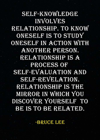 Bruce Lee Quote -Relationship