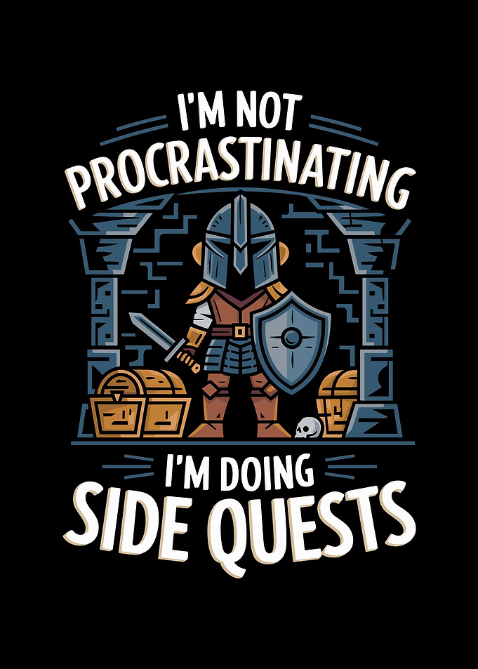 I'm Not Procrastinating I'm Doing Side Quests