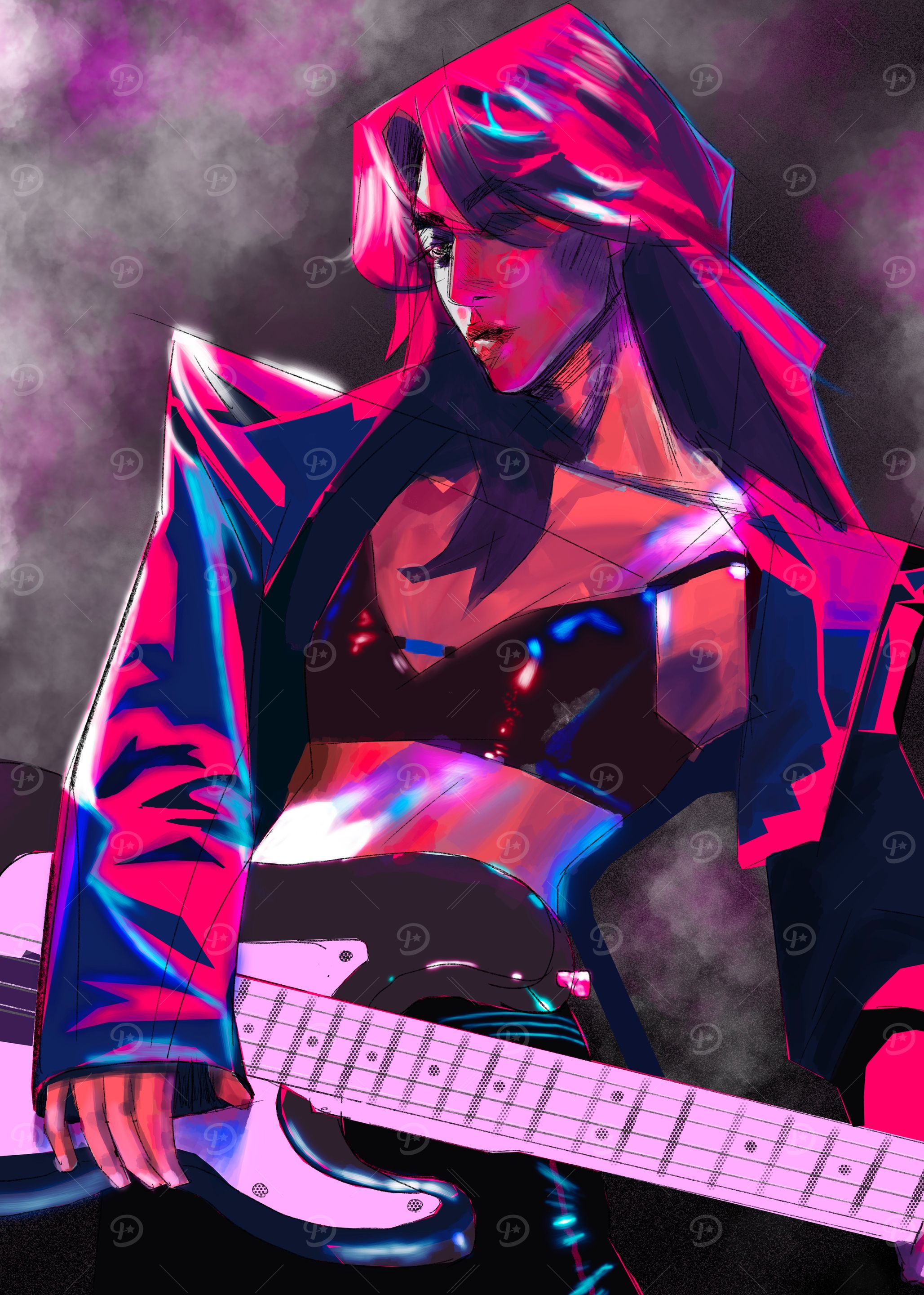 Rockstar with Guitar