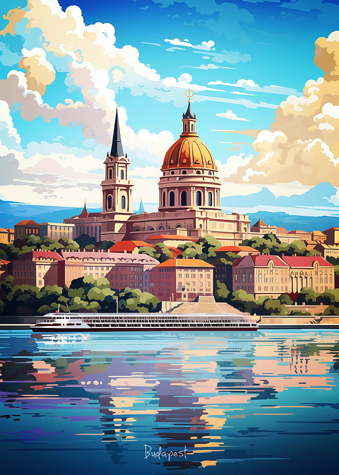 Budapest Oil Painting