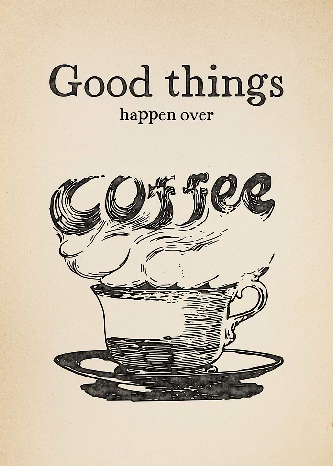 Coffee Quote Print, Coffee lover, Coffee decor