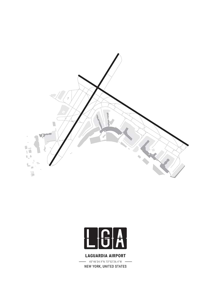 LaGuardia Airport Map
