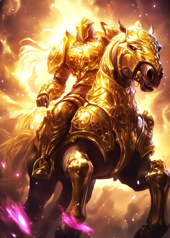Golden Paladin in The Battle
