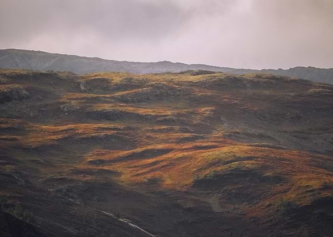 Rolling Hills Landscape in Norway