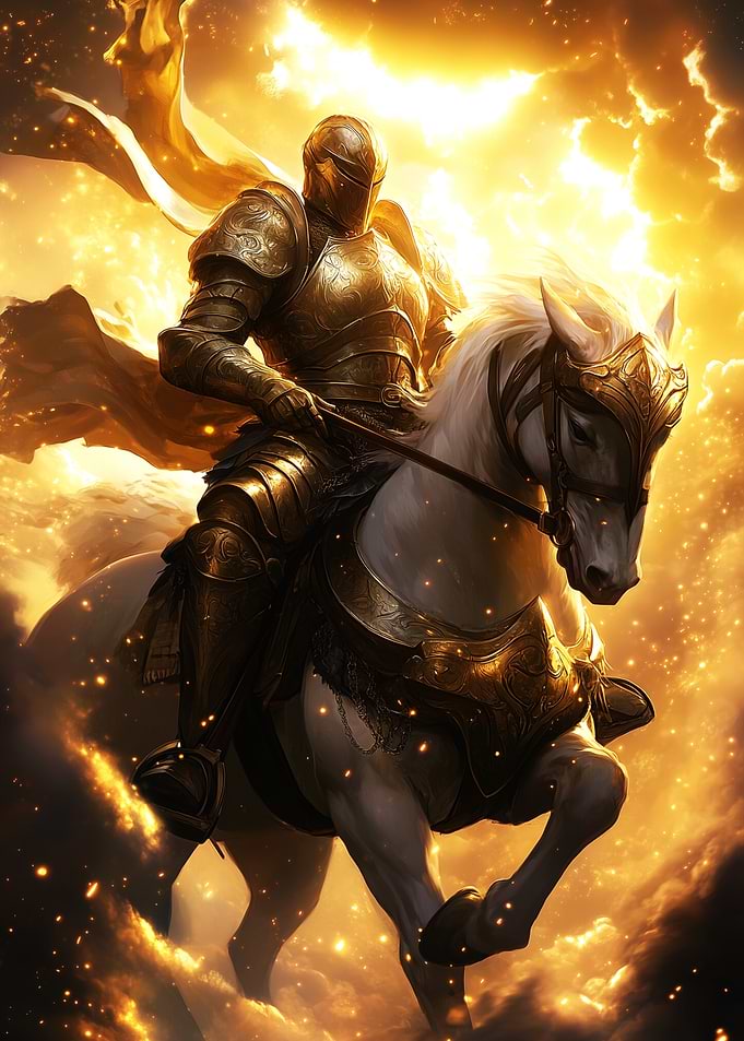 Golden Paladin in The Battle