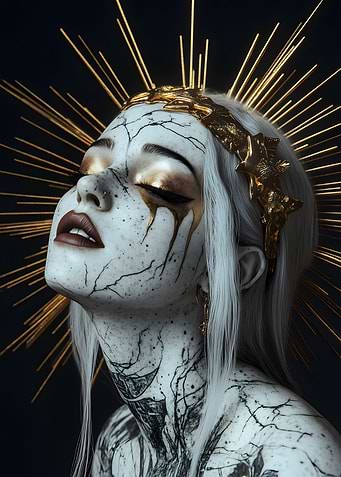 Golden Halo Portrait