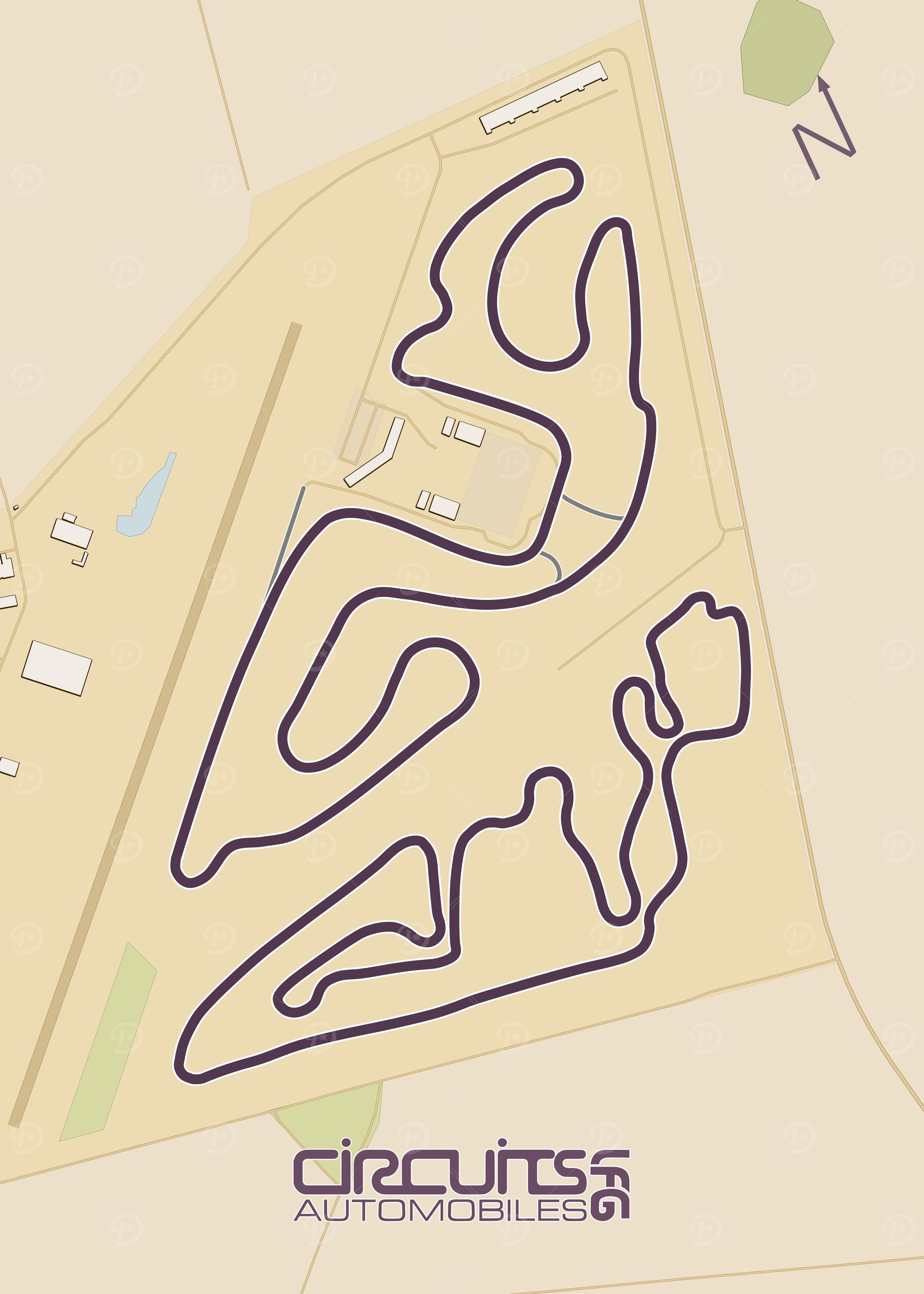 Race Track Map