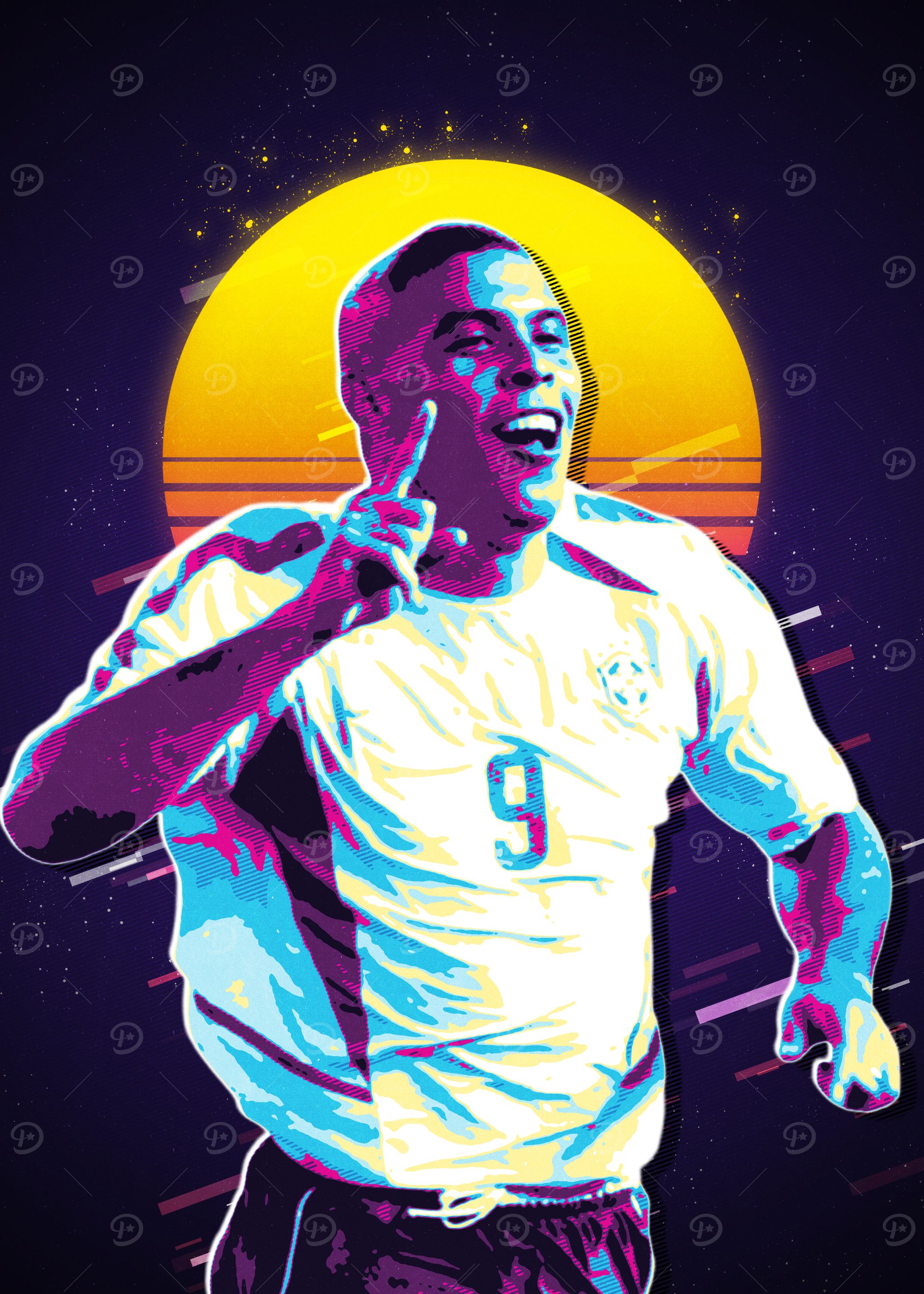 Ronaldo Retro Art
