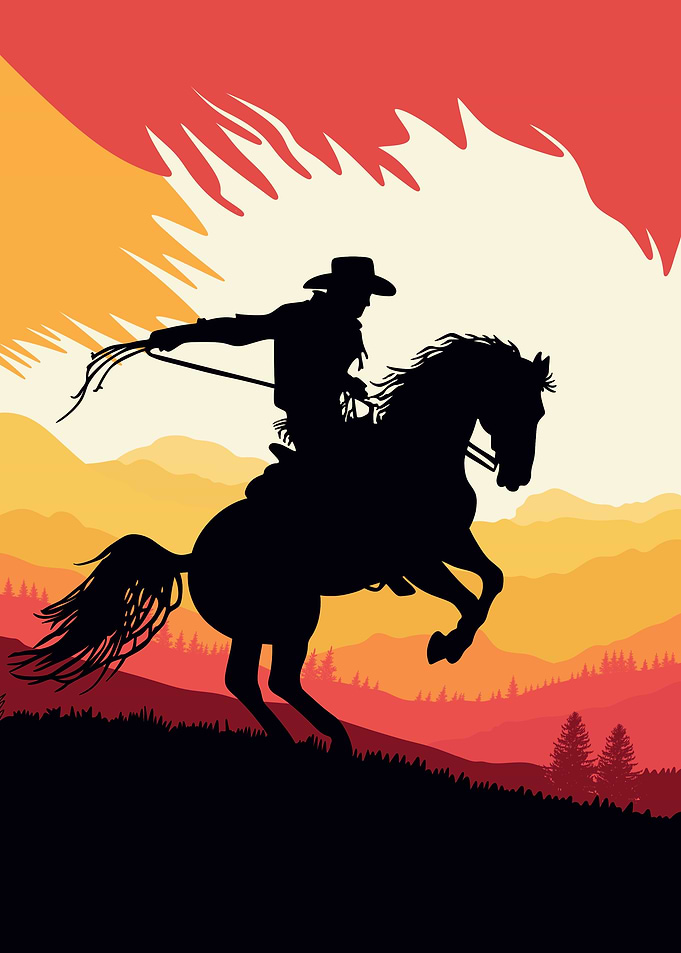 Cowboy Silhouette