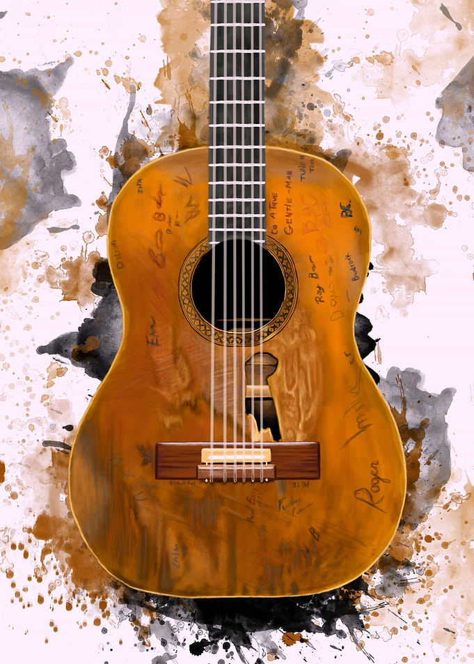 Vintage Acoustic Guitar