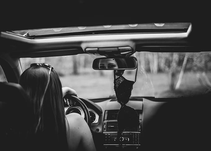 Woman Driving Car