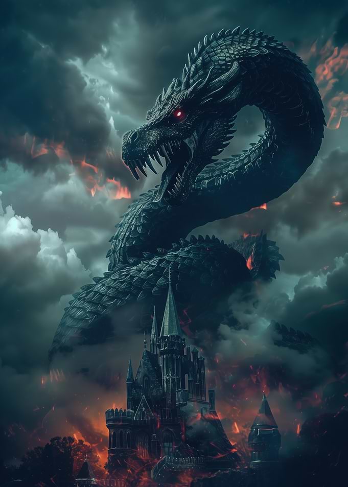 Dragon Firing Castle