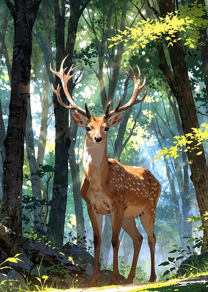 Deer in the Forest