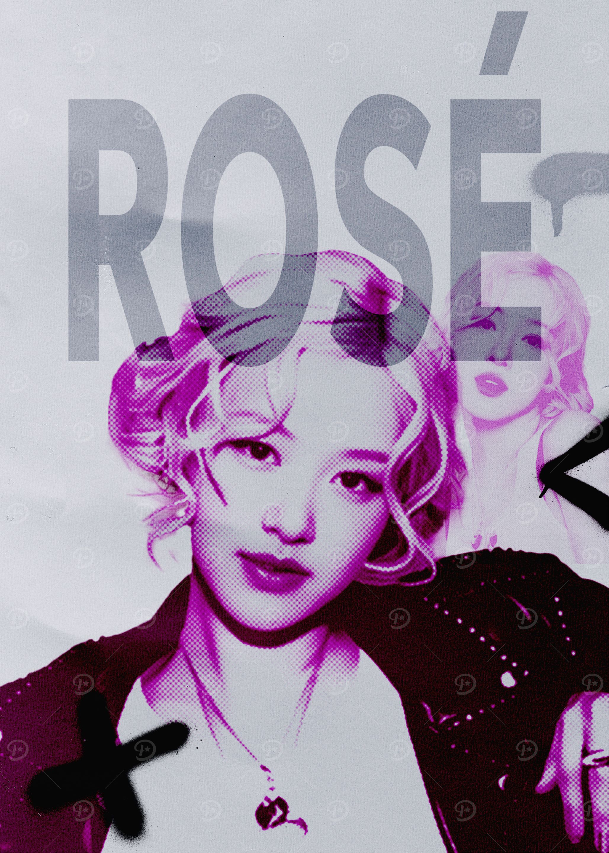 Rosé K-Pop Poster