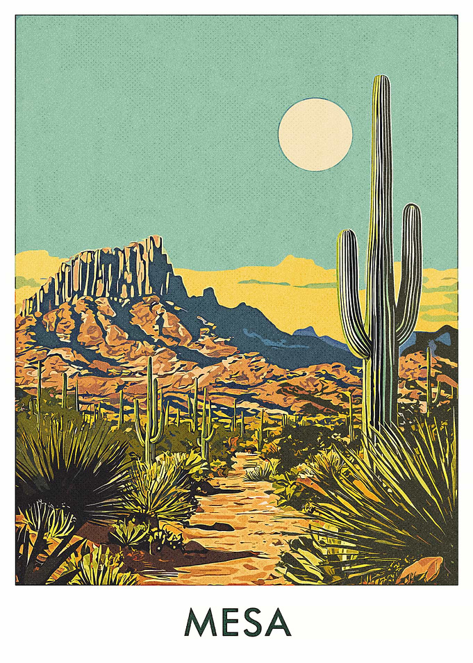 Mesa Desert Landscape