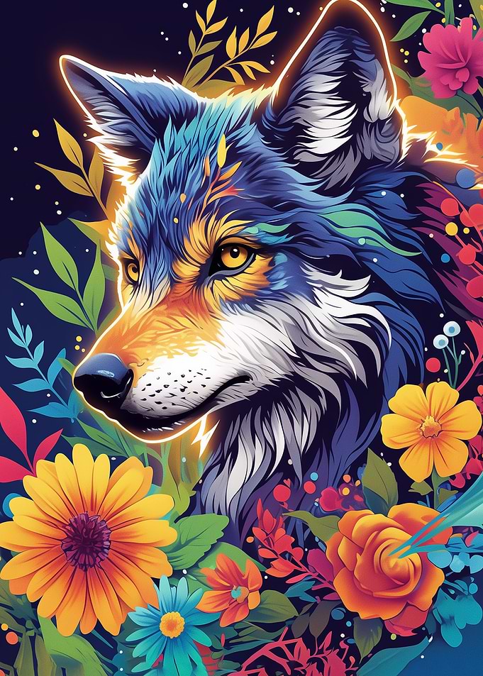Wolf in Bloom
