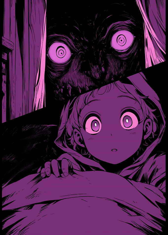 Horror Manga Panel