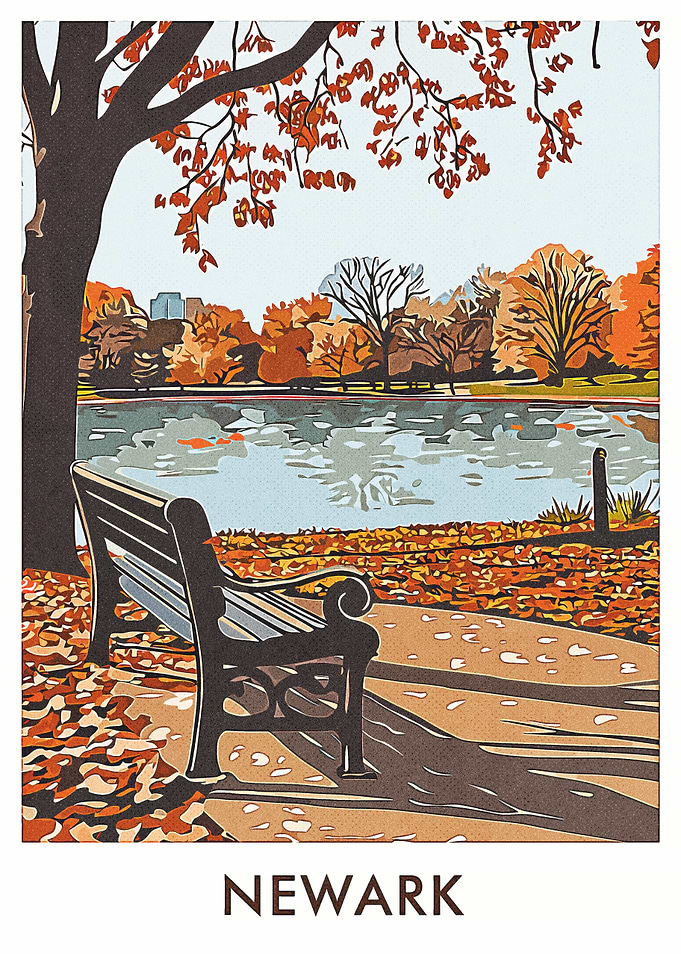 Newark Park Autumn Scene
