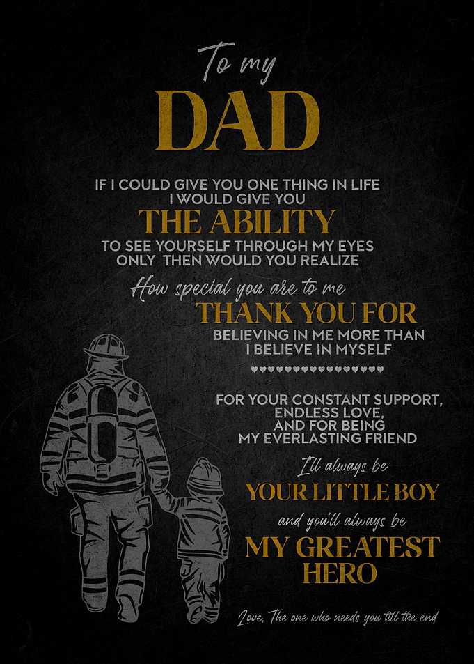 To My Dad, Greatest Hero