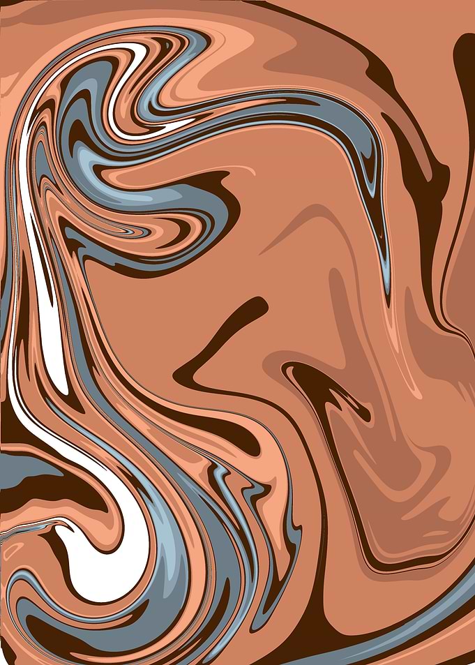 Abstract Swirling Marble
