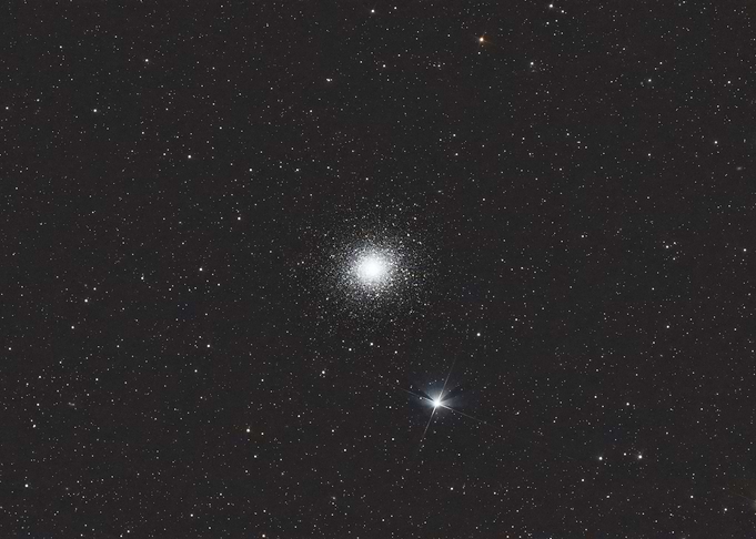 M5 Star Cluster in Deep Space