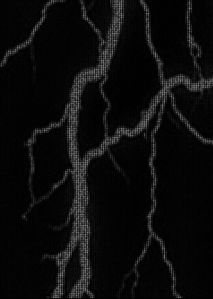 Binary number art