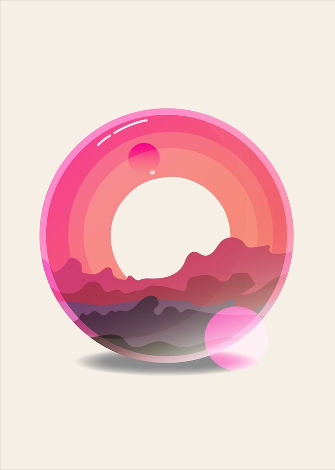 Glass Planet - Pink Paradise