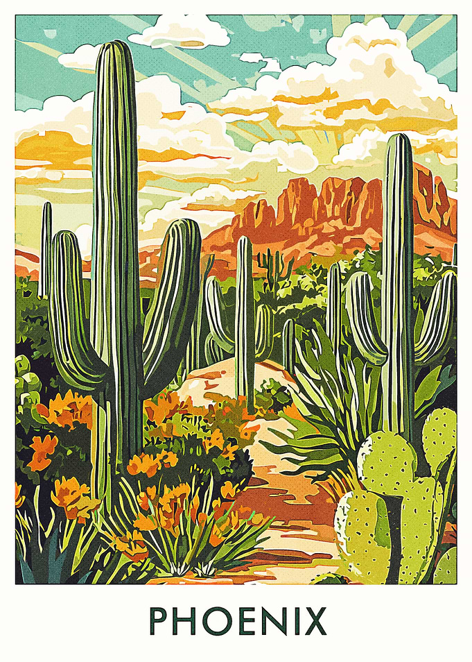Phoenix Desert Landscape