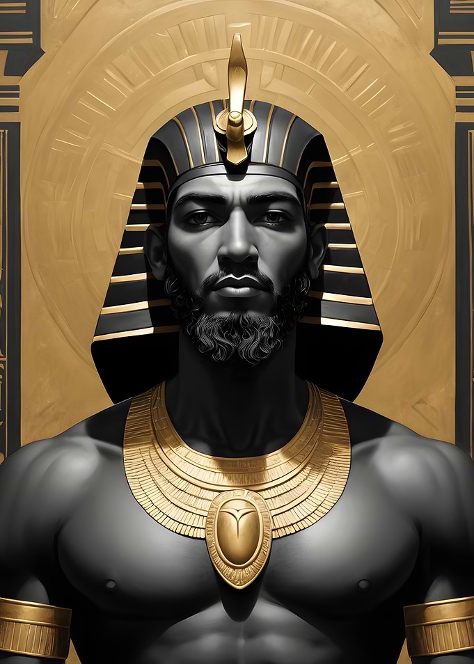 Black Pharaoh Portrait